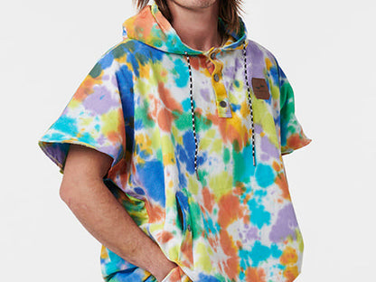 【SLOW TIDE】SPICOLI PONCHO MULTI