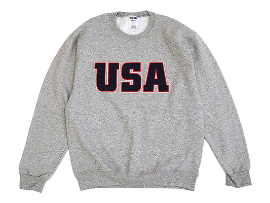 【FOX OUTDOOR】USA FLAG CREWNECK SWEAT