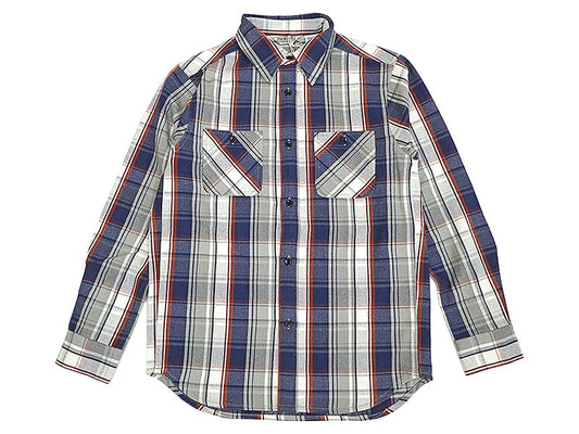 【FIVE BROTHER】MADRAS HEAVY FLANNEL SHIRTS