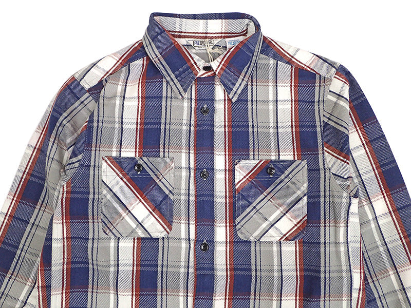 【FIVE BROTHER】MADRAS HEAVY FLANNEL SHIRTS