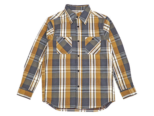 【FIVE BROTHER】MADRAS HEAVY FLANNEL SHIRTS