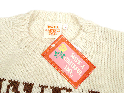 【HAVE A GRATEFUL DAY】KNIT CREW