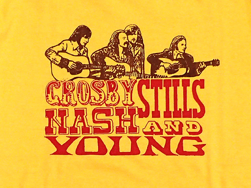 CROSBY STILLS NASH&YOUNG S/S TEE