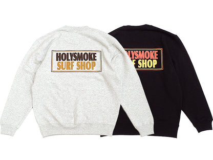 HOLYSMOKE CREW SWEAT "SURF SHOP"