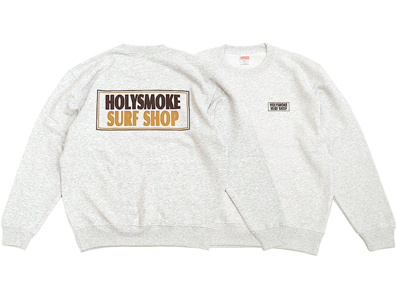 HOLYSMOKE CREW SWEAT "SURF SHOP"