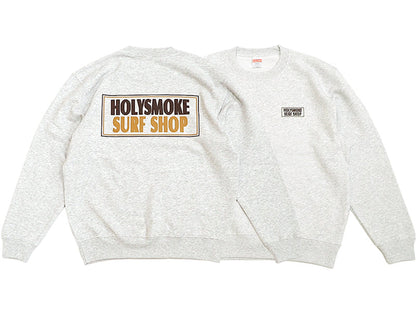 HOLYSMOKE CREW SWEAT "SURF SHOP"