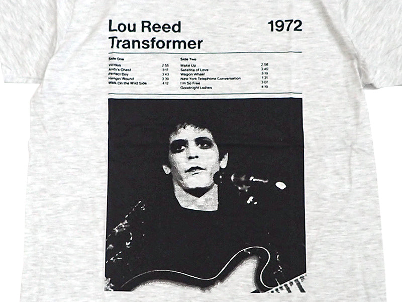 LOU REED/TRACK LIST S/S TEE