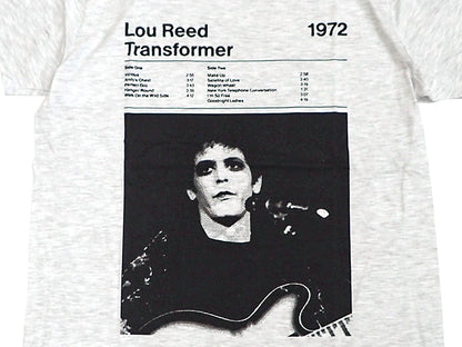 LOU REED/TRACK LIST S/S TEE