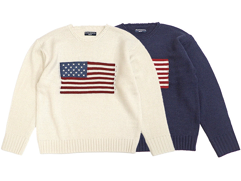 【SUNNY SPORTS GOLF】FLAG CREW SWEATER