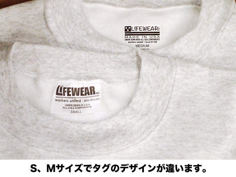 【LIFEWEAR】CREW NECK SWEATSHIRTS