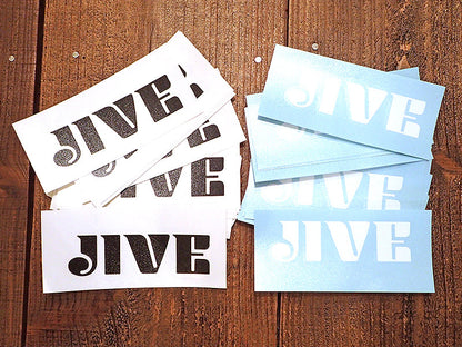 JIVE LOGO STICKER