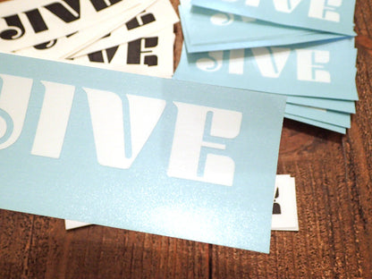 JIVE LOGO STICKER