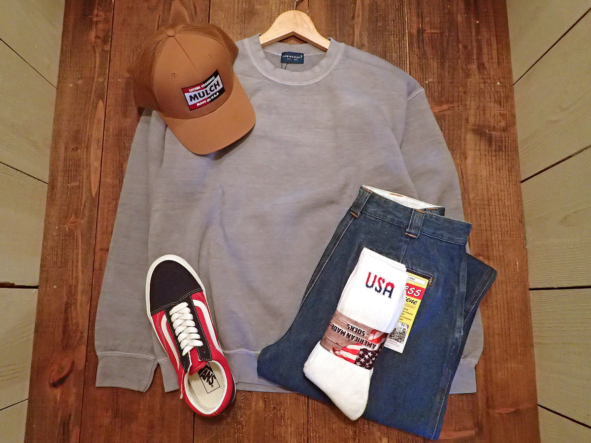 【TOWN CRAFT】90s PIGMENT CREW SWEAT