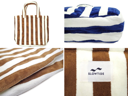 【SLOW TIDE】CABANA TERRY TOTE