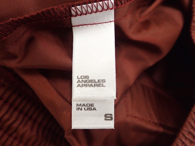 【LOS ANGELES APPAREL】NYLON TAFFETA WIDE SHORTS