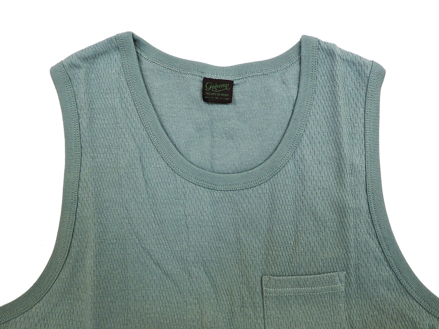 【GOHEMP】U-NECK TANK TOP