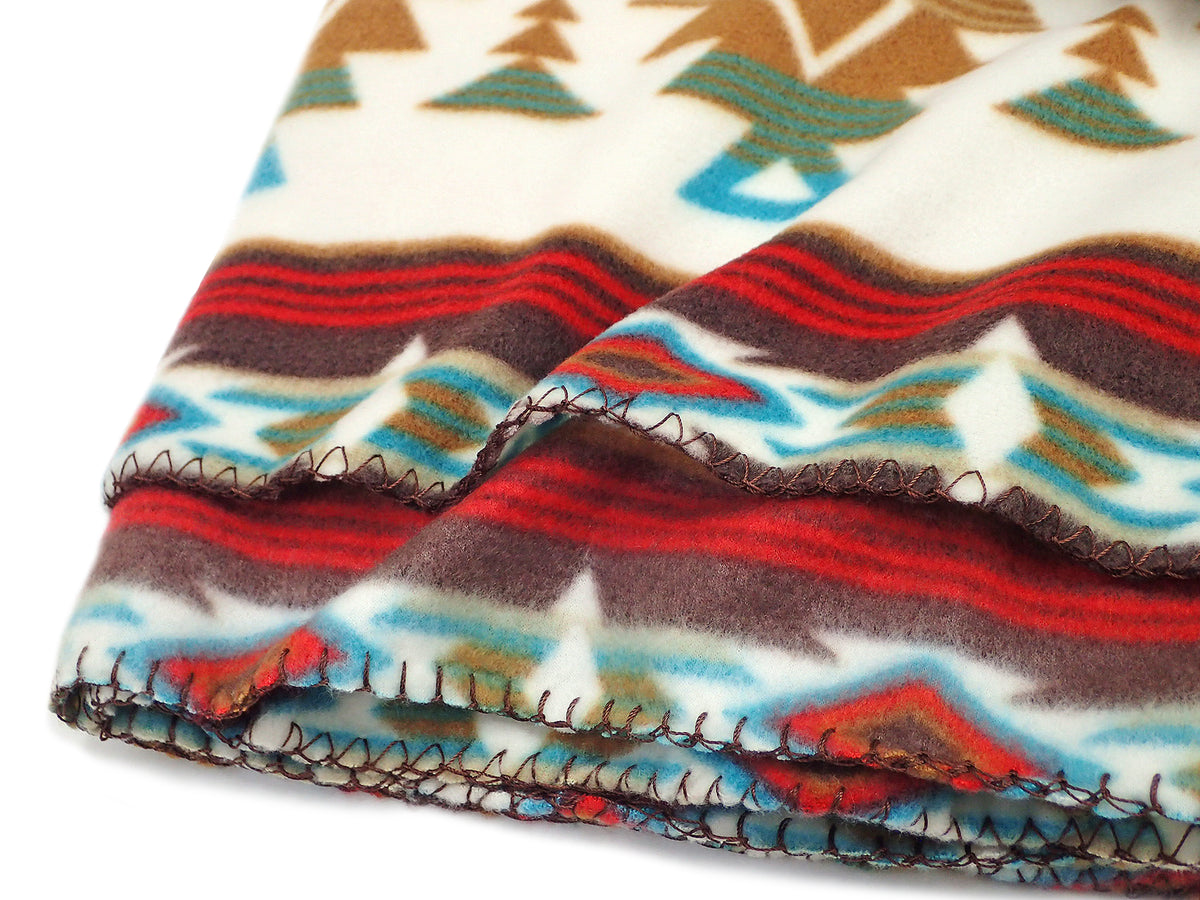 [ROCKMOUNT] FLEECE WESTERN BLANKET 