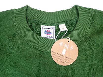 【JEMORGAN】吊り編み裏毛RAGLAN SWEAT CREW