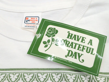 【HAVE A GRATEFUL DAY】TWO ROSES L/S TEE