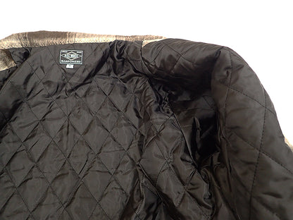 【BIG MIKE】起毛チェック裏キルティングジャケット