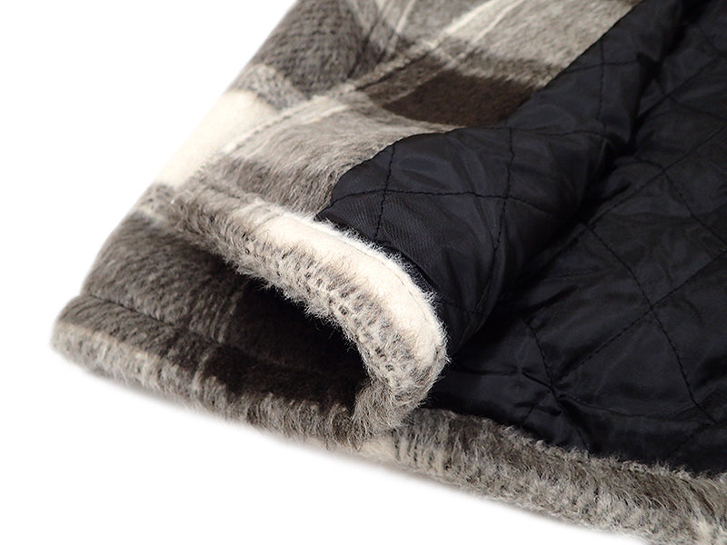 【BIG MIKE】起毛チェック裏キルティングジャケット