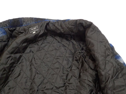 【BIG MIKE】BRUSHED CHECK QUILTED JACKET