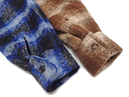 【BIG MIKE】BRUSHED CHECK QUILTED JACKET