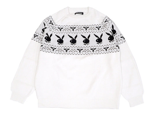 【PLAYBOY】80S RABBIT CREW SWEATER