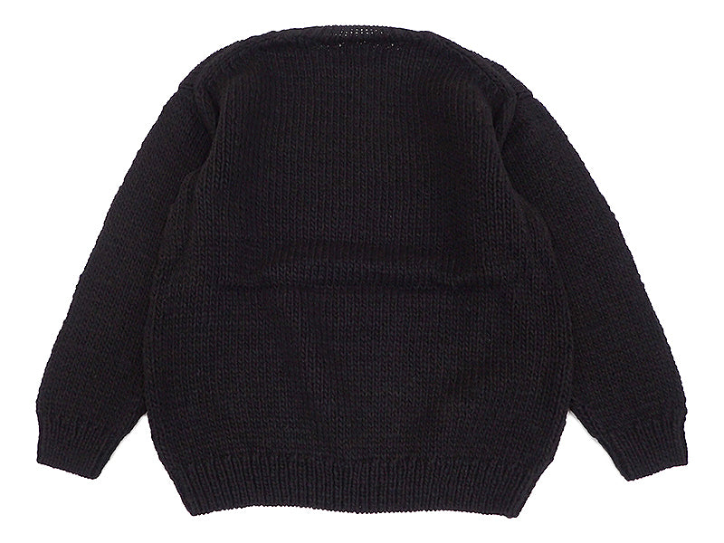 【THRIFTY LOOK】HEART HAND KNIT CREW